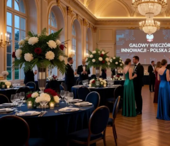 Ekskluzywna sala eventowa przygotowana na wieczór tematyczny